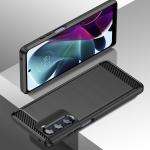 Carcasa Flexible Carbon compatibila cu Motorola Moto G200 5G / Edge S30 Black 9 - lerato.ro