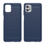 Carcasa Flexible Carbon compatibila cu Motorola Moto G32 Blue 5 - lerato.ro