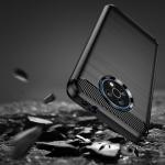 Carcasa Flexible Carbon compatibila cu Motorola Moto G50 Black 7 - lerato.ro