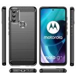 Carcasa Flexible Carbon compatibila cu Motorola Moto G71 5G Black 3 - lerato.ro
