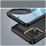 Carcasa Flexible Carbon compatibila cu Motorola Moto G72 Black 4 - lerato.ro