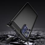Carcasa Flexible Carbon compatibila cu Motorola Moto G73 5G Black 7 - lerato.ro