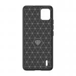 Carcasa Flexible Carbon compatibila cu Nokia C110 Black 5 - lerato.ro