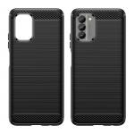 Carcasa Flexible Carbon compatibila cu Nokia G400 Black 8 - lerato.ro