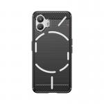 Carcasa Flexible Carbon compatibila cu Nothing Phone 2 Black 2 - lerato.ro