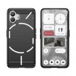 Carcasa Flexible Carbon compatibila cu Nothing Phone 2 Black 3 - lerato.ro