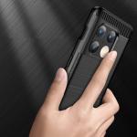 Carcasa Flexible Carbon compatibila cu OnePlus 10 Pro Black