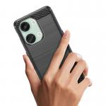 Carcasa Flexible Carbon compatibila cu OnePlus Ace 2V / Nord 3 Black 6 - lerato.ro