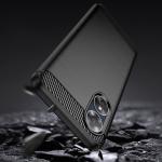 Carcasa Flexible Carbon compatibila cu Oppo A17 Black 8 - lerato.ro