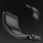 Carcasa Flexible Carbon compatibila cu Oppo A17 Black 3 - lerato.ro