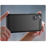 Carcasa Flexible Carbon compatibila cu Oppo A17 Black 5 - lerato.ro