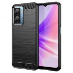 Carcasa Flexible Carbon compatibila cu Oppo A57 / A57 5G / A77 / A77 5G / K10 5G si Realme V23 5G / Narzo 50 5G / Q5i 5G Black 3 - lerato.ro