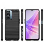 Carcasa Flexible Carbon compatibila cu Oppo A57 / A57 5G / A77 / A77 5G / K10 5G si Realme V23 5G / Narzo 50 5G / Q5i 5G Black 6 - lerato.ro