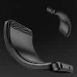 Carcasa Flexible Carbon compatibila cu Oppo A57 / A57 5G / A77 / A77 5G / K10 5G si Realme V23 5G / Narzo 50 5G / Q5i 5G Black 5 - lerato.ro