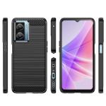 Carcasa Flexible Carbon compatibila cu Oppo A57 / A57s / A57e / A77 Black 6 - lerato.ro
