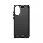 Carcasa Flexible Carbon compatibila cu Oppo A78 4G Black 4 - lerato.ro