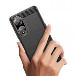 Carcasa Flexible Carbon compatibila cu Oppo A98 5G Black 8 - lerato.ro