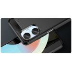 Carcasa Flexible Carbon compatibila cu Realme 10 Black 4 - lerato.ro