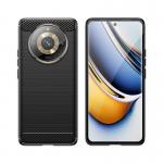 Carcasa Flexible Carbon compatibila cu Realme 11 Pro / 11 Pro Plus Black 7 - lerato.ro