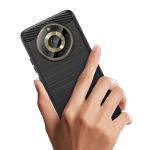 Carcasa Flexible Carbon compatibila cu Realme 11 Black 3 - lerato.ro