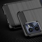 Carcasa Flexible Carbon compatibila cu Realme C35 Black 8 - lerato.ro