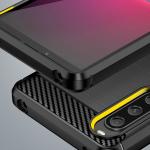 Carcasa Flexible Carbon compatibila cu Sony Xperia 10 V Black 8 - lerato.ro