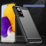 Carcasa Flexible Carbon compatibila cu Xiaomi 12 / 12X Black 4 - lerato.ro