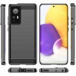 Carcasa Flexible Carbon compatibila cu Xiaomi 12 / 12X Black 9 - lerato.ro