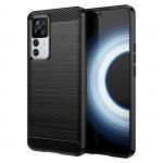 Carcasa Flexible Carbon compatibila cu Xiaomi 12T / 12T Pro Black 2 - lerato.ro