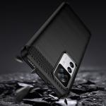 Carcasa Flexible Carbon compatibila cu Xiaomi 12T / 12T Pro Black 6 - lerato.ro