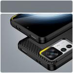 Carcasa Flexible Carbon compatibila cu Xiaomi 12T / 12T Pro Black 8 - lerato.ro