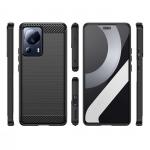 Carcasa Flexible Carbon compatibila cu Xiaomi 13 Lite Black 5 - lerato.ro