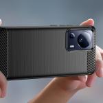 Carcasa Flexible Carbon compatibila cu Xiaomi 13 Lite Black 6 - lerato.ro