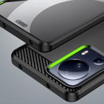Carcasa Flexible Carbon compatibila cu Xiaomi 13 Lite Black 7 - lerato.ro
