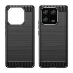 Carcasa Flexible Carbon compatibila cu Xiaomi 13 Pro Black 9 - lerato.ro