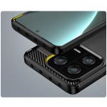Carcasa Flexible Carbon compatibila cu Xiaomi 13 Pro Black 4 - lerato.ro
