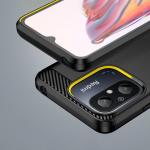 Carcasa Flexible Carbon compatibila cu Xiaomi Poco C55 / Redmi 12C Black 9 - lerato.ro
