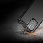 Carcasa Flexible Carbon compatibila cu Xiaomi Poco F3/Mi 11i Black