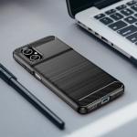 Carcasa Flexible Carbon compatibila cu Xiaomi Poco M4 5G / Redmi 10 5G / Redmi Note 11E Black 4 - lerato.ro