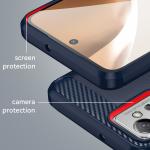 Carcasa Flexible Carbon compatibila cu Xiaomi Poco M4 5G / Redmi 10 5G / Redmi Note 11E Blue 7 - lerato.ro