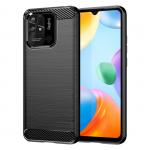 Carcasa Flexible Carbon compatibila cu Xiaomi Redmi 10C Black 2 - lerato.ro