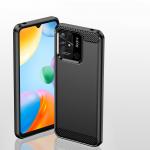 Carcasa Flexible Carbon compatibila cu Xiaomi Redmi 10C Black 9 - lerato.ro