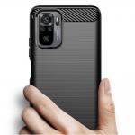 Carcasa Flexible Carbon compatibila cu Xiaomi Poco M3 Pro 5G / Redmi Note 10 5G Black 6 - lerato.ro