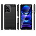 Carcasa Flexible Carbon compatibila cu Xiaomi Redmi Note 12 Pro / Poco X5 Pro 5G Black 3 - lerato.ro