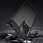 Carcasa Flexible Carbon compatibila cu Xiaomi Redmi Note 12 Pro / Poco X5 Pro 5G Black 8 - lerato.ro
