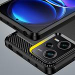 Carcasa Flexible Carbon compatibila cu Xiaomi Redmi Note 12 Pro / Poco X5 Pro 5G Black 9 - lerato.ro
