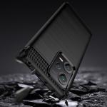 Carcasa Flexible Carbon compatibila cu Xiaomi Redmi Note 12 Pro Plus Black 6 - lerato.ro