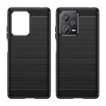 Carcasa Flexible Carbon compatibila cu Xiaomi Redmi Note 12 Pro Plus Black 9 - lerato.ro