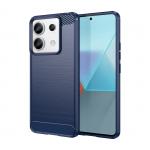 Carcasa Flexible Carbon compatibila cu Xiaomi Redmi Note 13 Pro 4G Blue 2 - lerato.ro