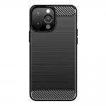 Carcasa Flexible Carbon compatibila cu iPhone 13 Pro Max Black 2 - lerato.ro